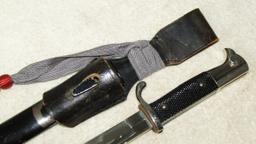 WW2 German Short Model Dress Bayonet For NCO By Alcoso W/Frog/Portapee-Cavalry?