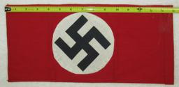 Small Double Sided NSDAP Flag With Sewn Pole Loop