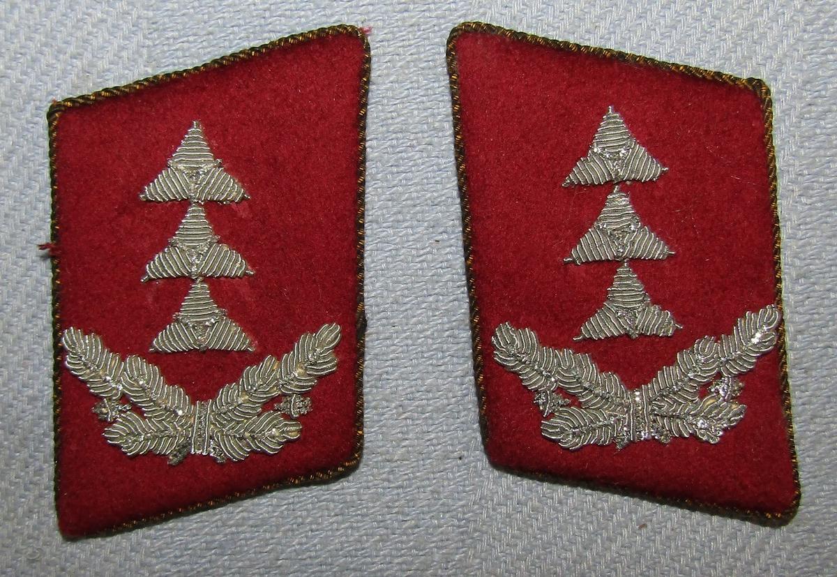 Scarce WW2 Period Luftwaffe Martial Court/Judicial Officer's Collar Tabs