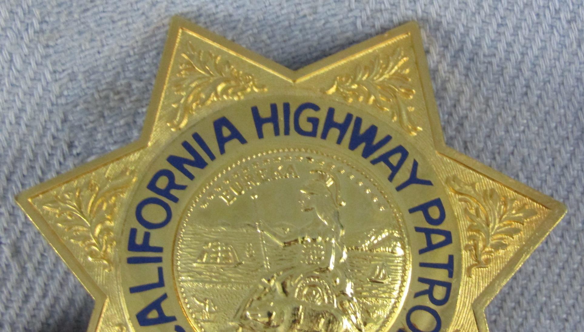 Scarce & Obsolete Vintage California Highway Patrol Traffic Officer's Numbered Badge