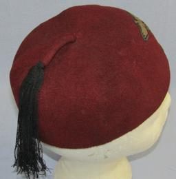 Waffen SS 13th "Handschar" (1st Croatian)  Mountain Division Red Wool Fez