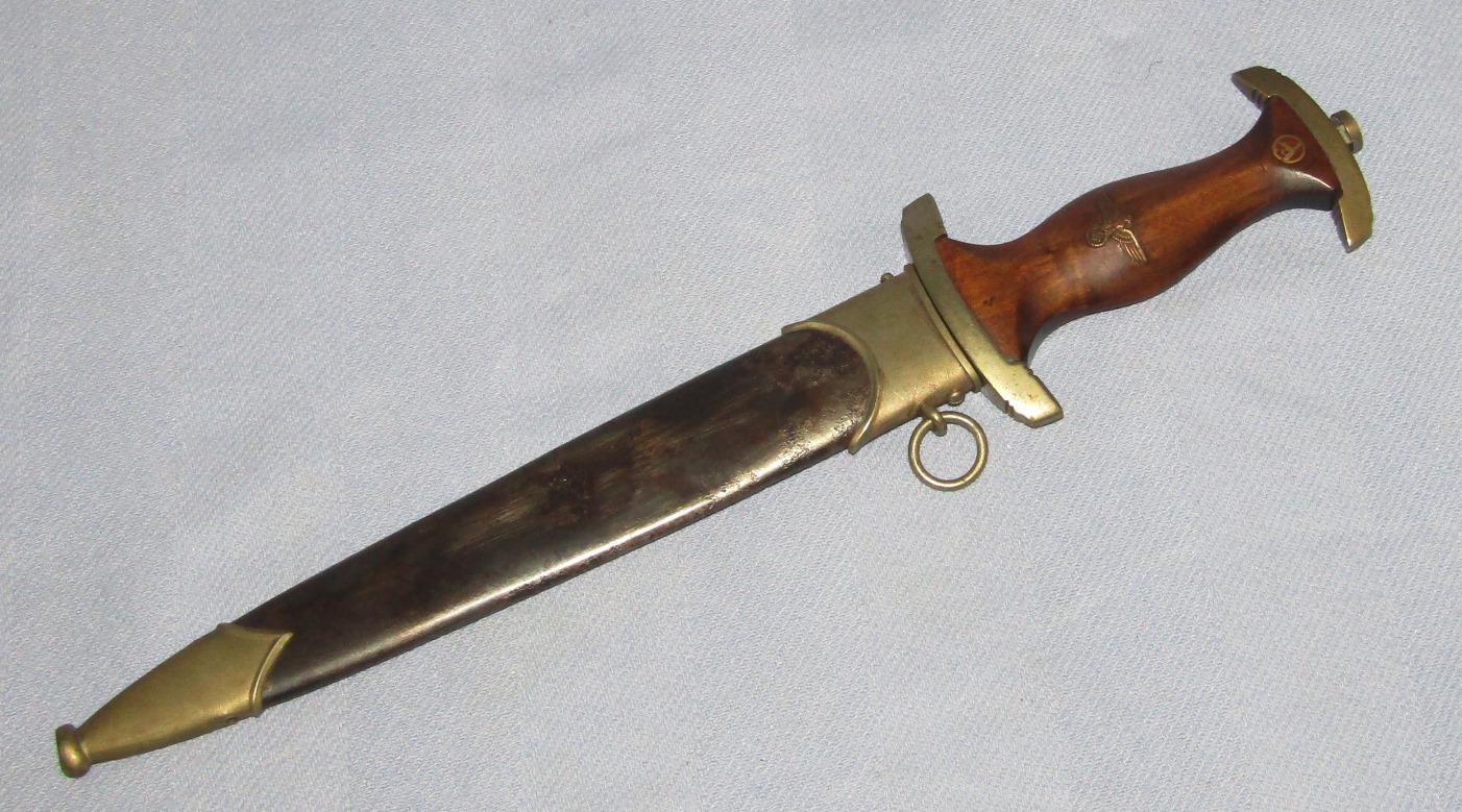 Early SA Dagger For Enlisted With Anodized Scabbard-ED WUSTHOF