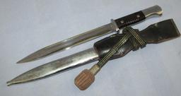 K98 Field Bayonet With Chromed Fittings/Blade/Scabbard For Parade? Portapee/Frog