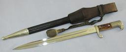 Nazi Police Stag Grip Dress "Bayonet" With Scabbard/Frog-Unit Stamping On Scabbard-WKC