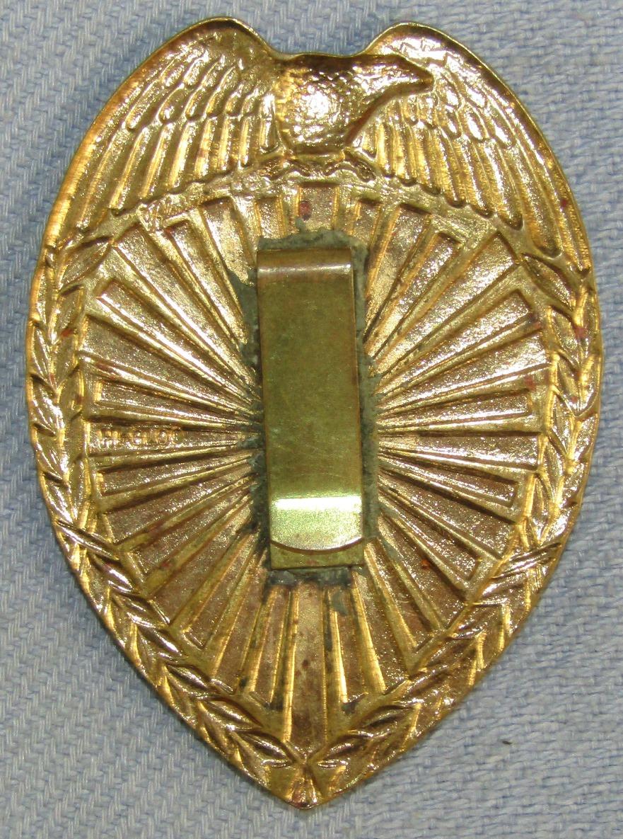 Scarce & Obsolete Vintage Monticello, Georgia Police Commissioner's  badge W/Wallet Clip