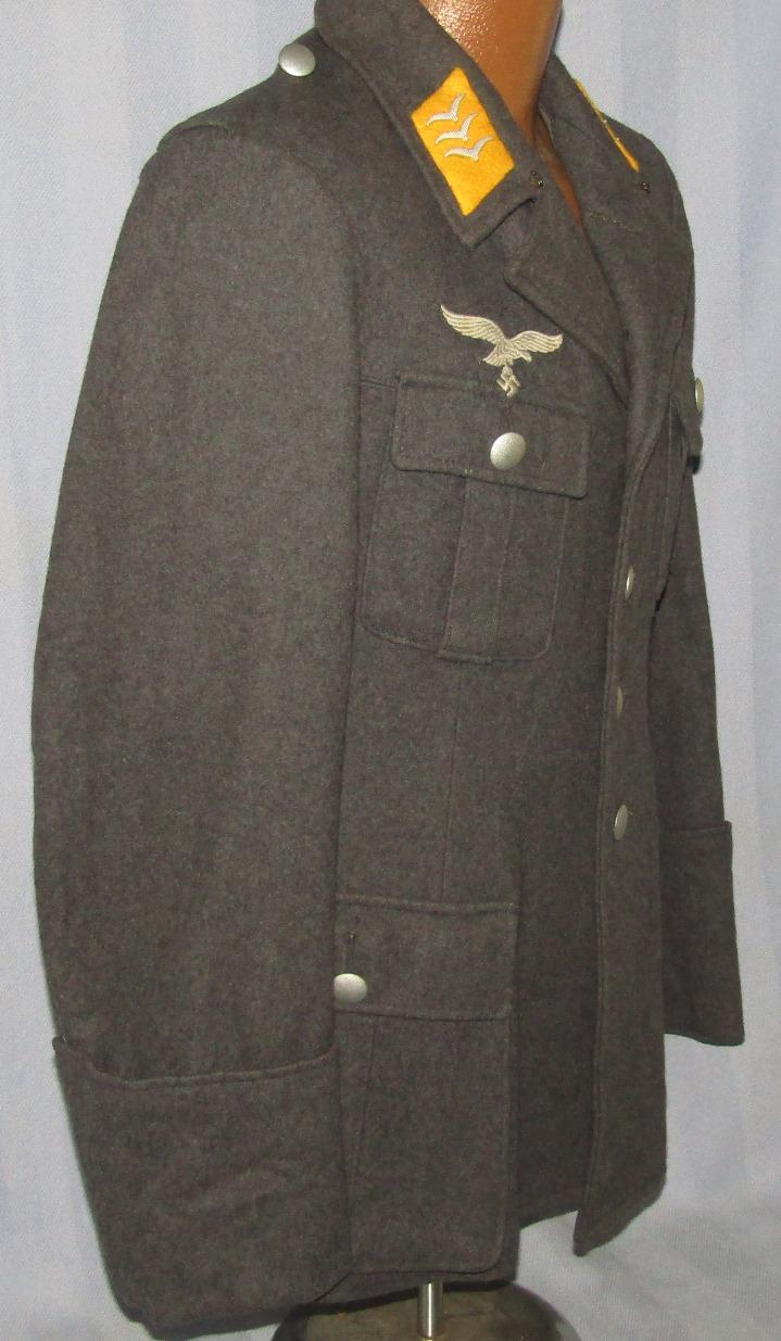 Early Luftwaffe 4 Pocket Fallschirm/Flight Tunic For Rank Of Obergefreiter-By "Lago-Mu"