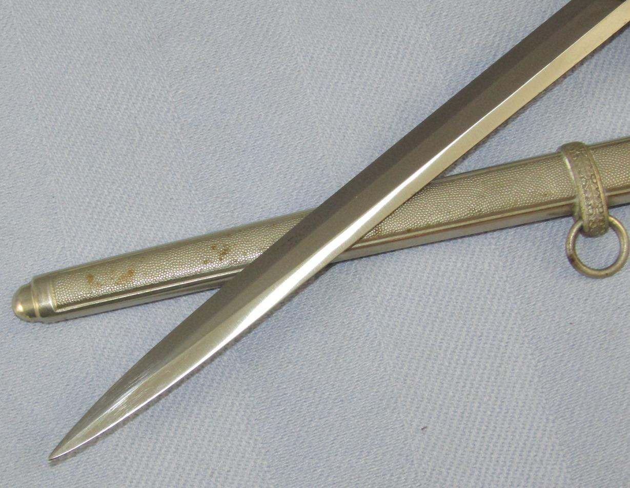 Exceptional Wehrmacht Officer's Dagger With Scabbard-ANTON WINGEN Jr.