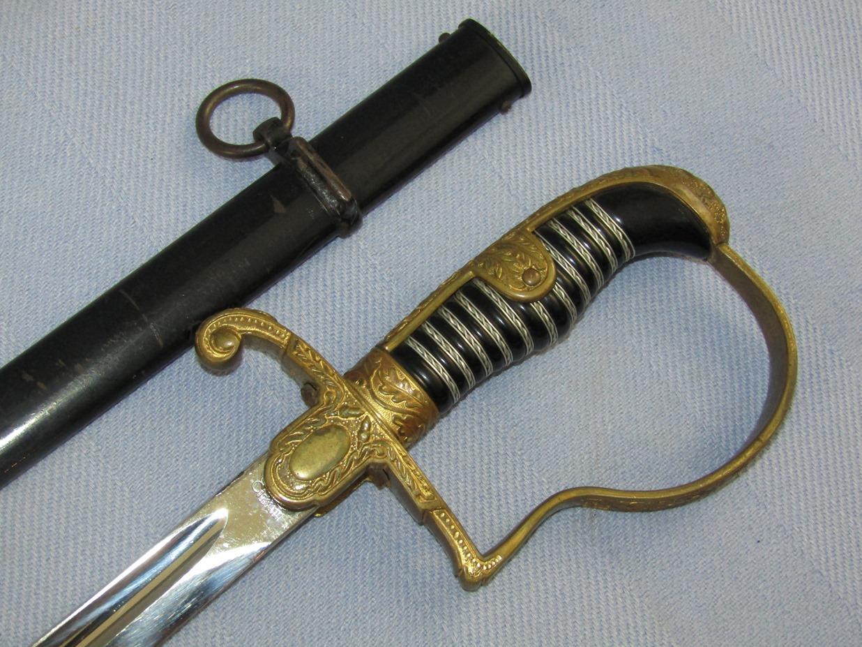 WW2 German Officer's Dove Head Sword-Eickhorn Field Marshal Series "WRANGEL" Pattern