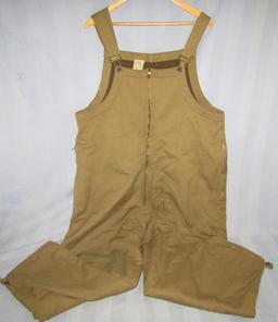 WW2 2nd Pattern U.S. Tanker's Bib Overalls-1942 Dated-Scarce large Size