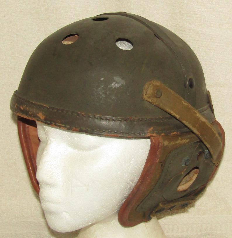 Scarce WWII Period U.S. Army M38 Tank Crew Helmet-Sears Saddlery Co. Size 7-1/8