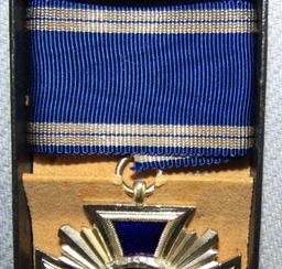 Rare WW2 Period NSDAP 15yr Long Service Medal W/Issue Box-C.E. Juncker