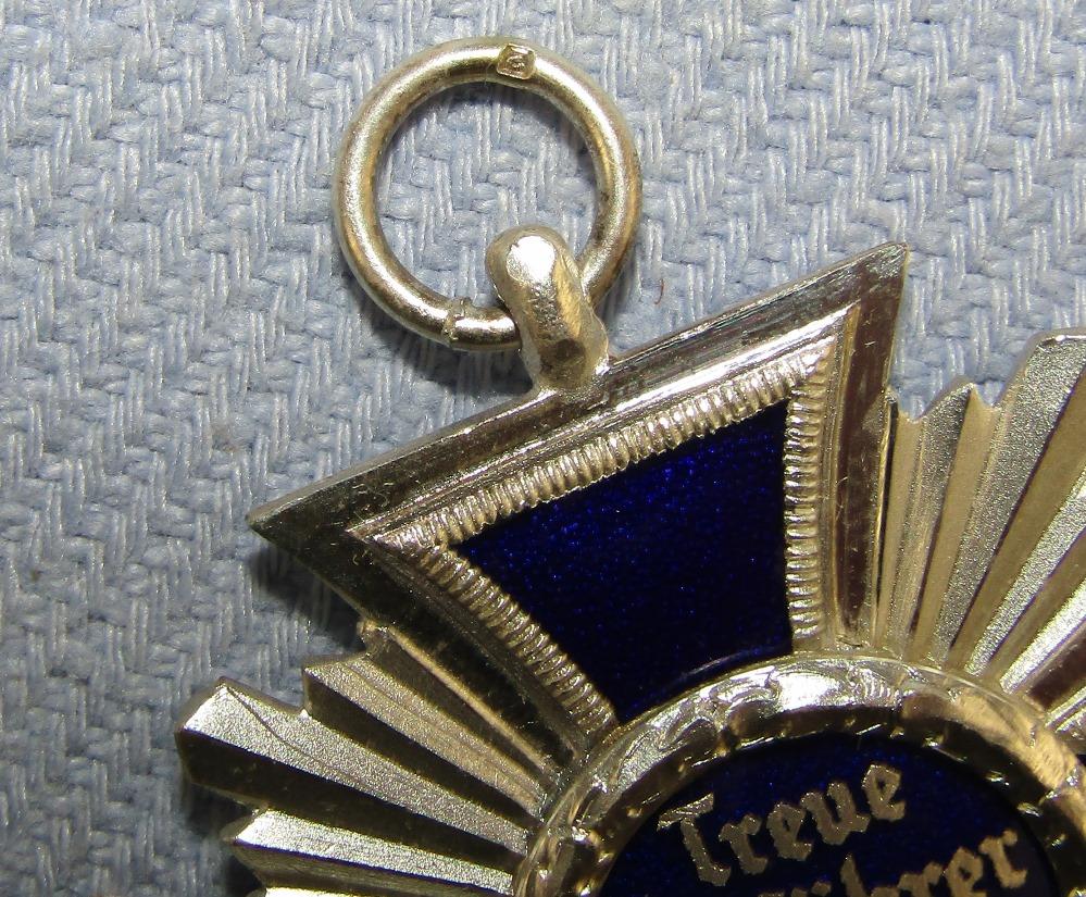 Rare WW2 Period NSDAP 15yr Long Service Medal W/Issue Box-C.E. Juncker