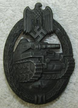 Panzer Assault Badge-Silver Grade-Frank & Reif