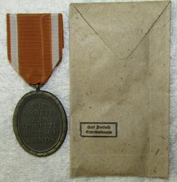 3pcs-War Merit 2nd & 3rd Class Awards-West Wall Service Medal