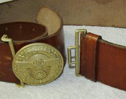 Political Leader Belt Buckle With leather Belt