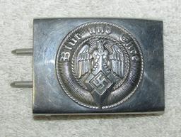 Unissued Condition Hitler Youth Aluminum Alloy Belt Buckle-RZM M4/23 (Dr. Franke)