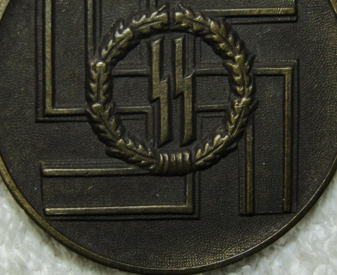 Rare Waffen SS 8 Year Service Medal