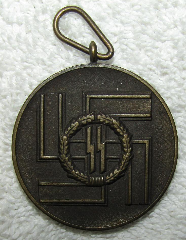 Rare Waffen SS 8 Year Service Medal