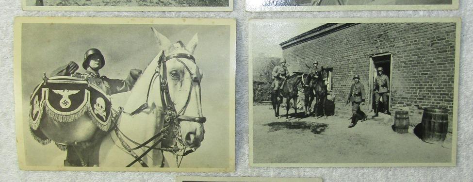 5pcs-Original Nazi SS Police Photo Post Cards