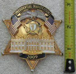 2009  Presidential Inauguration "NAT. SHERIFF'S ASSOCIATION" 6 Point Star Badge
