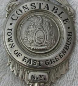 Ca. Early 1900's "TOWN OF EAST GREENBUSH, NY CONSTABLE" Badge
