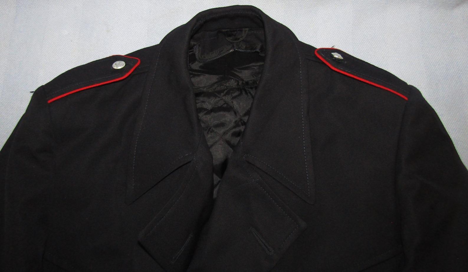 Ca. 1950-60's Italian Police Overcoat With Removeable Zipper  Lining