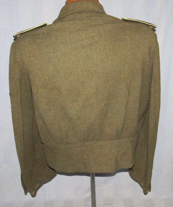 Rare  M44 Waffen SS Short Waist German Combat Uniform Jacket Tunic W/EM Insignia For Sturmmann