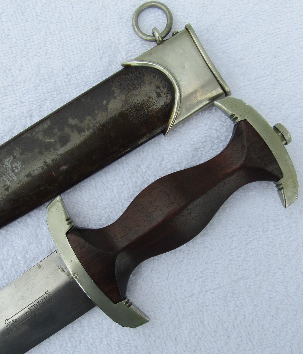 Early Third Reich SA Dagger With Scabbard-F. DICK Maker Marked