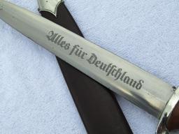 SA Dagger With Scabbard-RZM M7/19 1938 (Ed Wusthof) Maker Marked