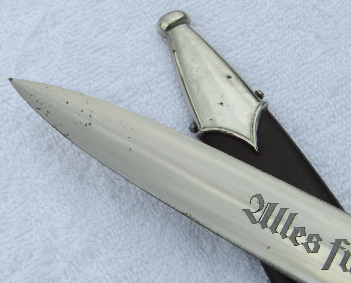 SA Dagger With Scabbard-RZM M7/19 1938 (Ed Wusthof) Maker Marked