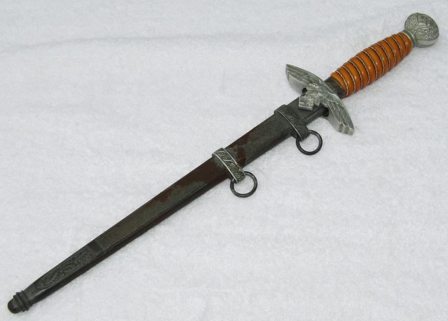 2nd Model Luftwaffe Officer's Dagger By SMF-Name Engraved Blade