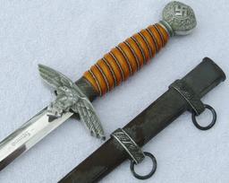 2nd Model Luftwaffe Officer's Dagger By SMF-Name Engraved Blade