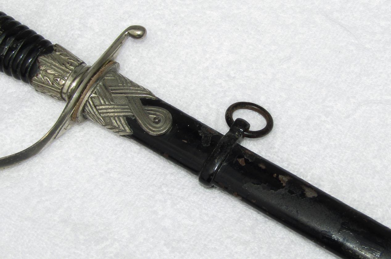 Nazi Police Enlisted Mans Degen/Sword W/Scabbard-SS Proof Marked-Eickhorn