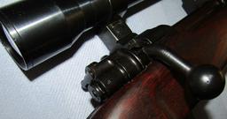 Late War K98 Bolt Action 8mm Rifle By BNZ. With Sniper Scope/Leather Sling