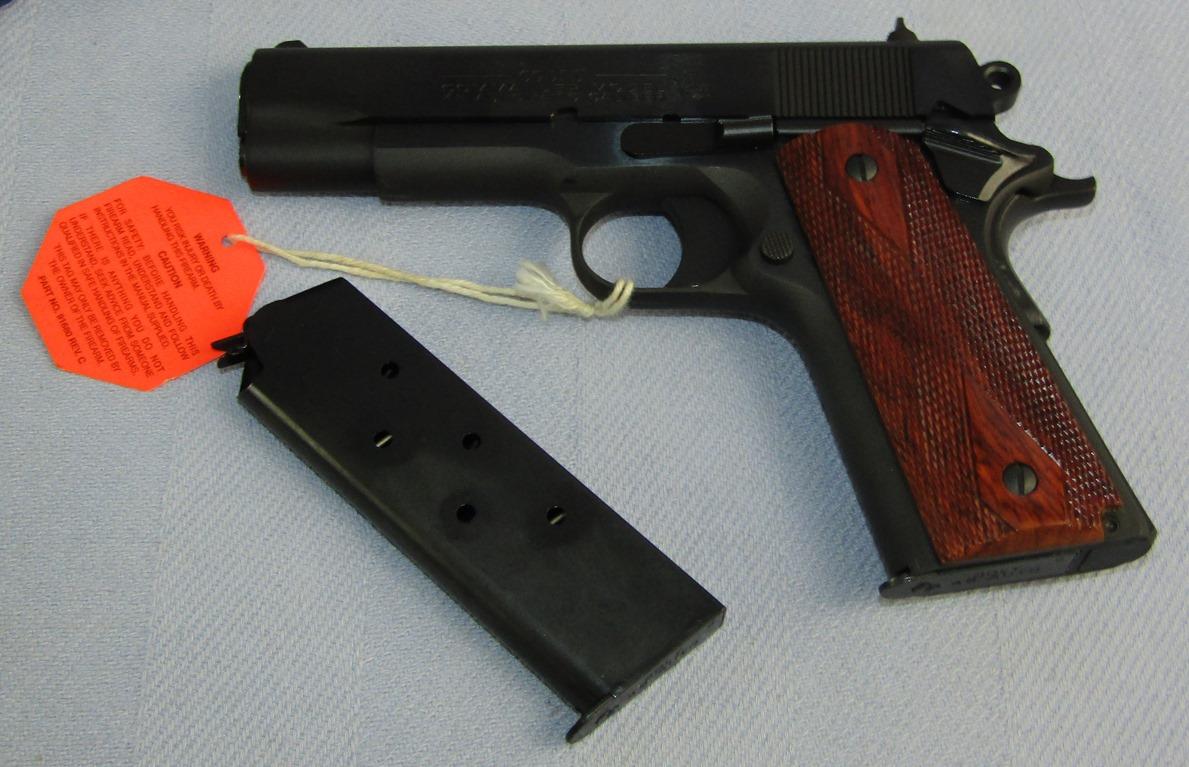 Colt's Series 80 Commander Model .45 ACP Semi Auto Pistol With Case