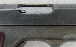 M1903 Colt .32 Cal. Semi Automatic Pistol With Original Colt Marked Magazine Clip
