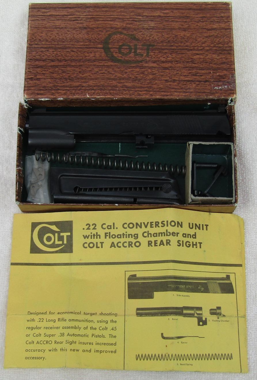 Colt M1911 (A1) .22 cal. Conversion Kit With Original Box/Accessories