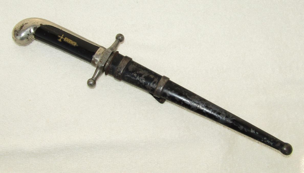 Rare Model 1925 Italian MVSN "Blackshirts" Dress Dagger With Scabbard