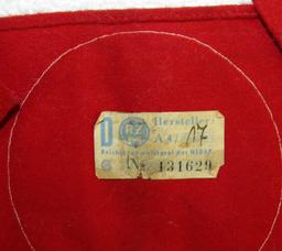Early Multi Piece Construction Wool NSDAP Armband With RZM Paper Label