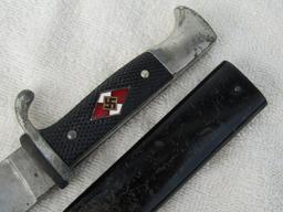 Hitler Youth Knife With Scabbard