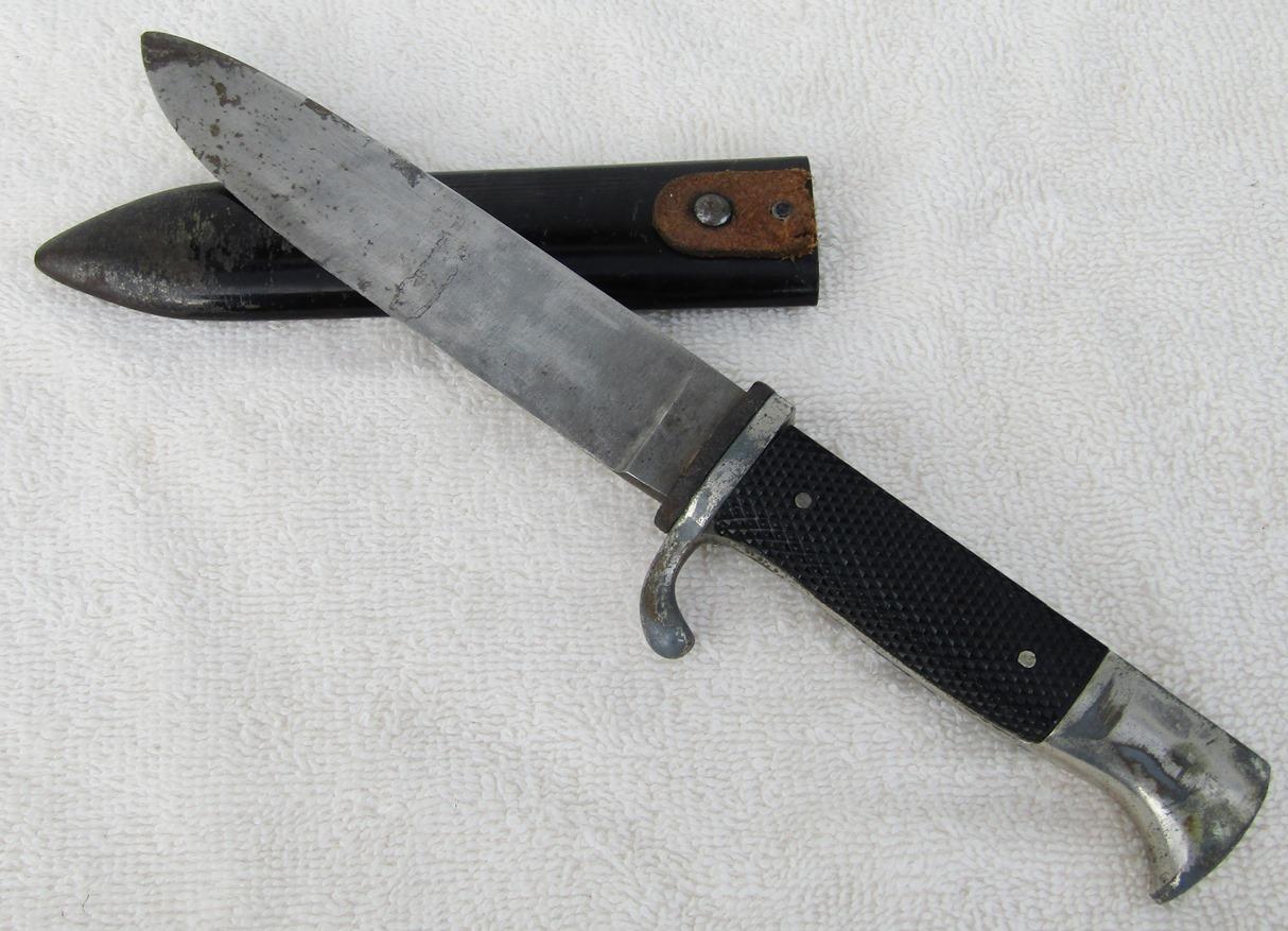 Hitler Youth Knife With Scabbard