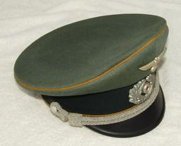 Excellent Condition Wehrmacht Cavalry Officer's Visor Cap