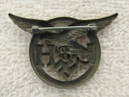 Scarce WW2 Period Luftwaffe Female Helper's Member Badge