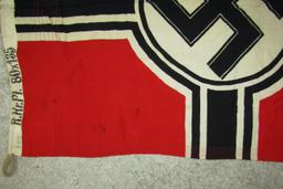 Excellent Condition/Display Size Kriegsmarine Stamped Kriegs Flag-Uboat Size
