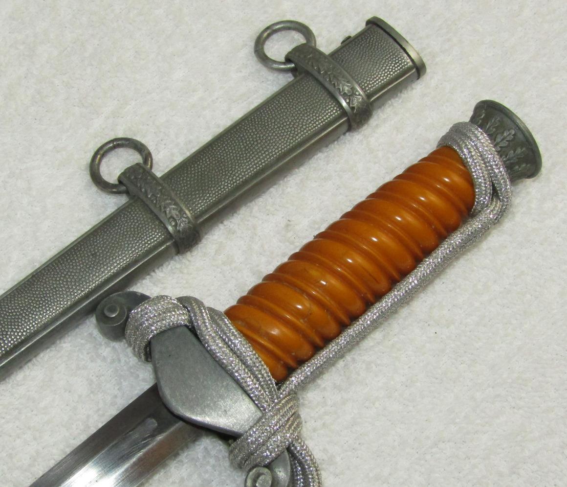 Wehrmacht Officer's Dagger With Scabbard-Portapee-WKC