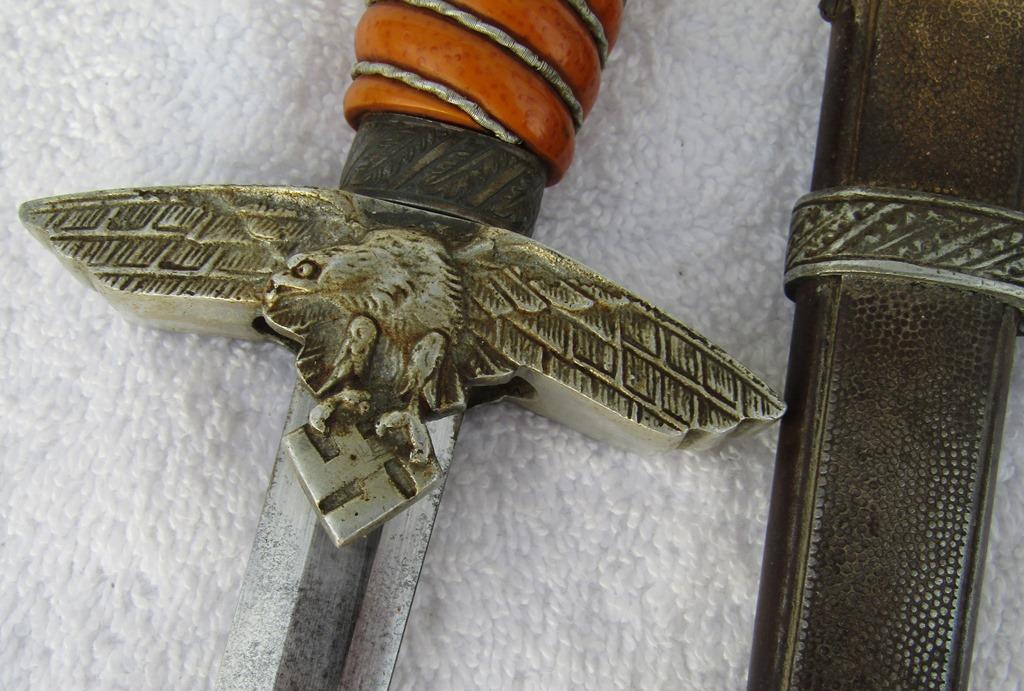 2nd Model Luftwaffe Officer's Dagger W/Scabbard-E&F HORSTER