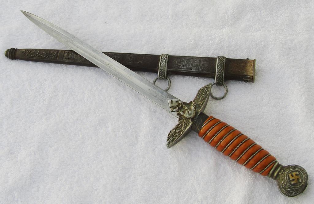 2nd Model Luftwaffe Officer's Dagger W/Scabbard-E&F HORSTER