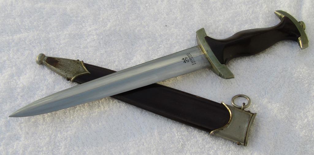 Early SA Dagger With Scabbard-F. HERDER R.S. SOLINGEN Maker