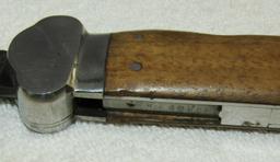 1st Model Luftwaffe Paratrooper Gravity Knife-SUPER RARE Late Version W/Carbon Steel Blade