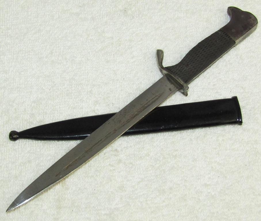 WW1/Early WW2 Period Miniature Bayonet "Letter Opener" W/Scabbard